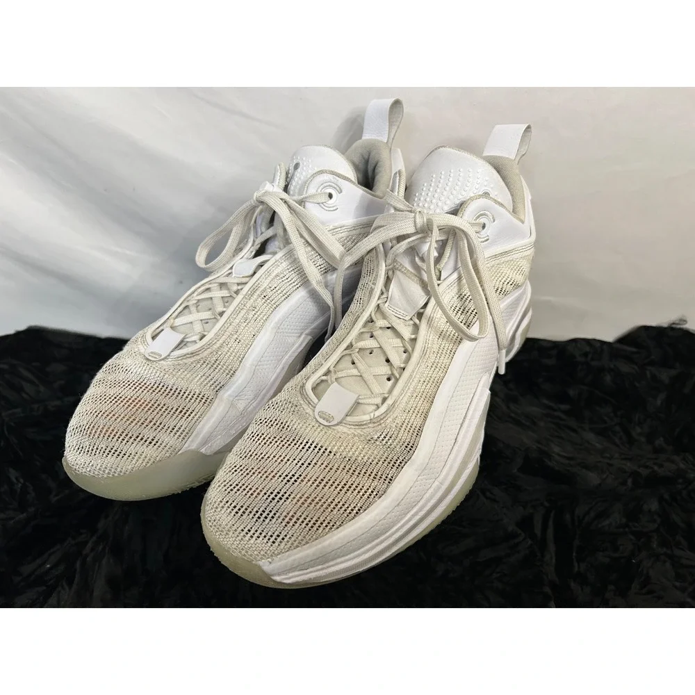Nike Air Jordan XXXVI 36 Low Pure Money Mens Sz 15‎ White Silver DH0833-101